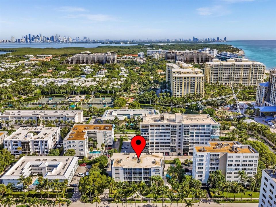 Unit is just one block away from the pristine beach