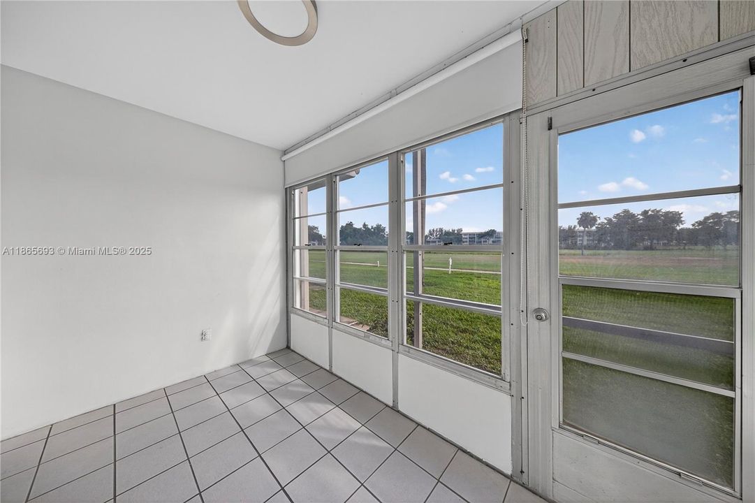 Enjoy your morning coffee in the sunroom