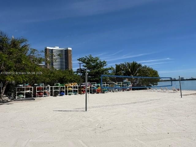 Volleyball Court & Kayak Rack
