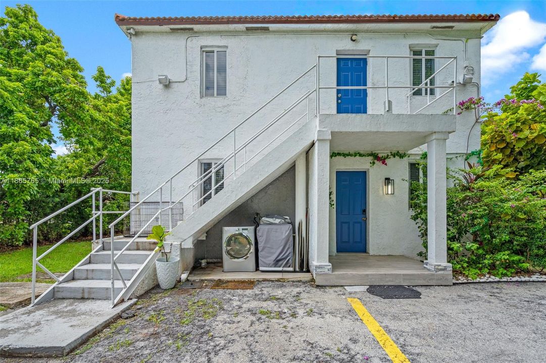 TOP: ENTRANCE TO UNIT #3 - BOTTOM: ENTRANCE TO UNIT #2