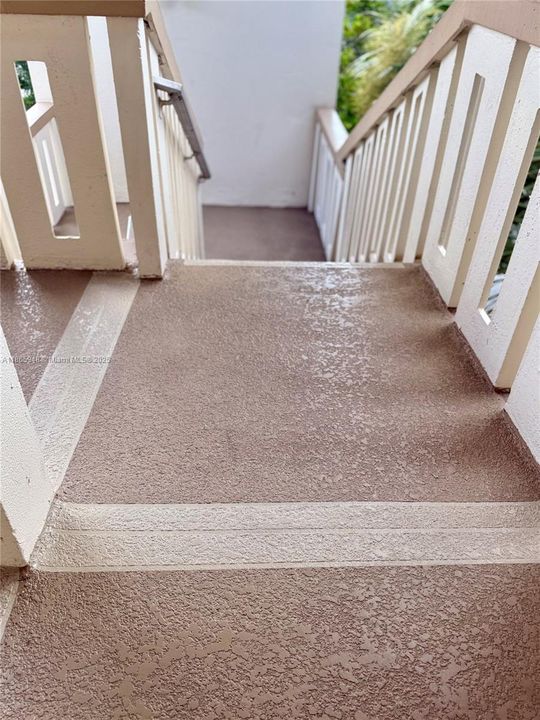 Walk ways have slip proof coating
