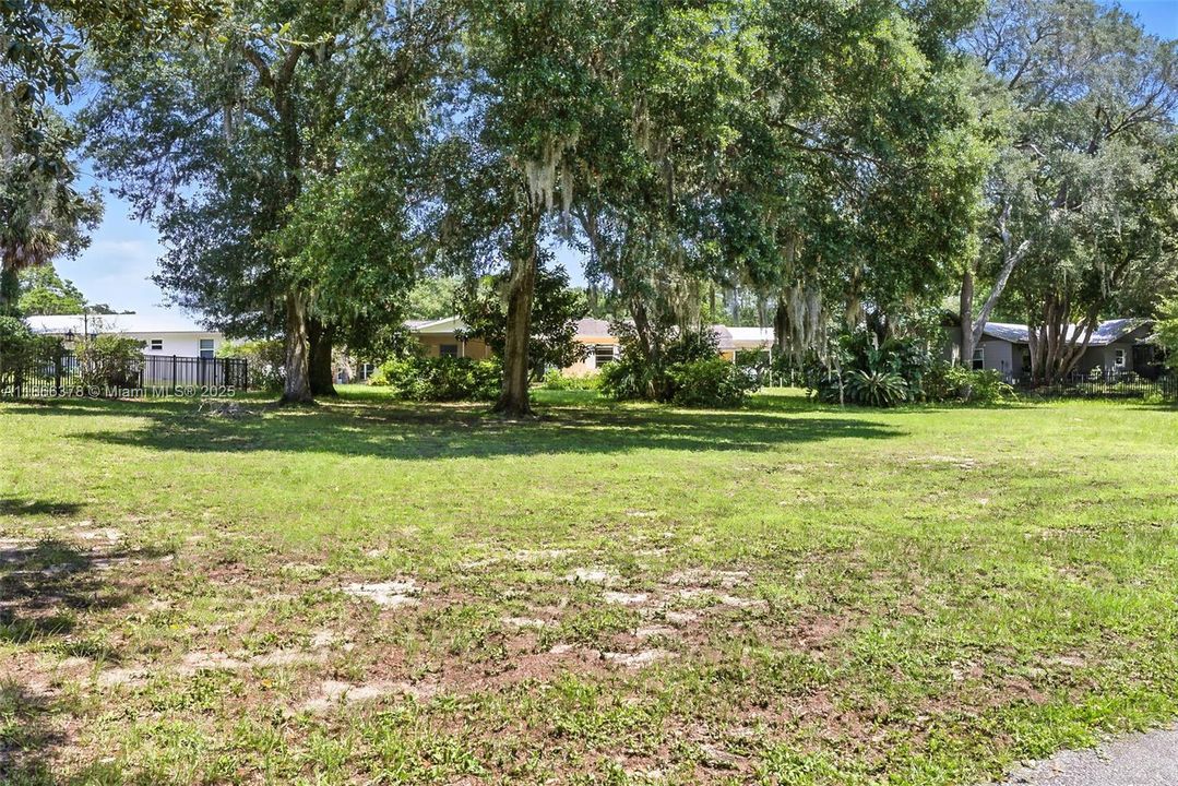 Backyard view of House