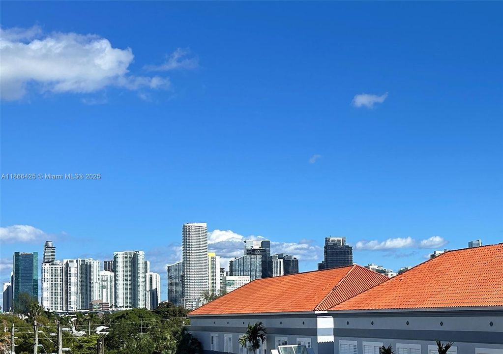 East view from Balcony