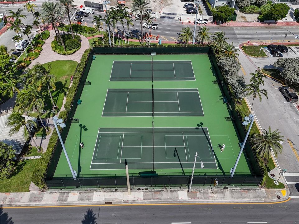 Tennis courts