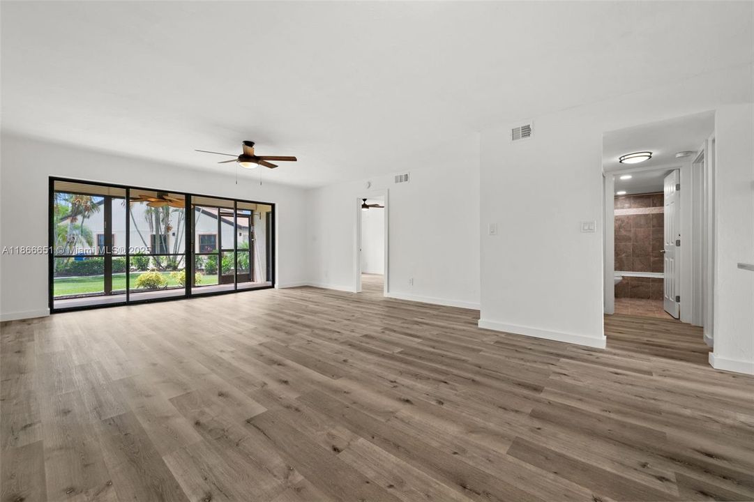 New Luxury Vinyl Plank Flooring throughout