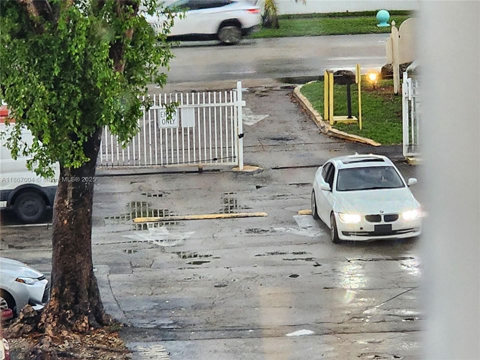 Gate Door/entry to parking lot