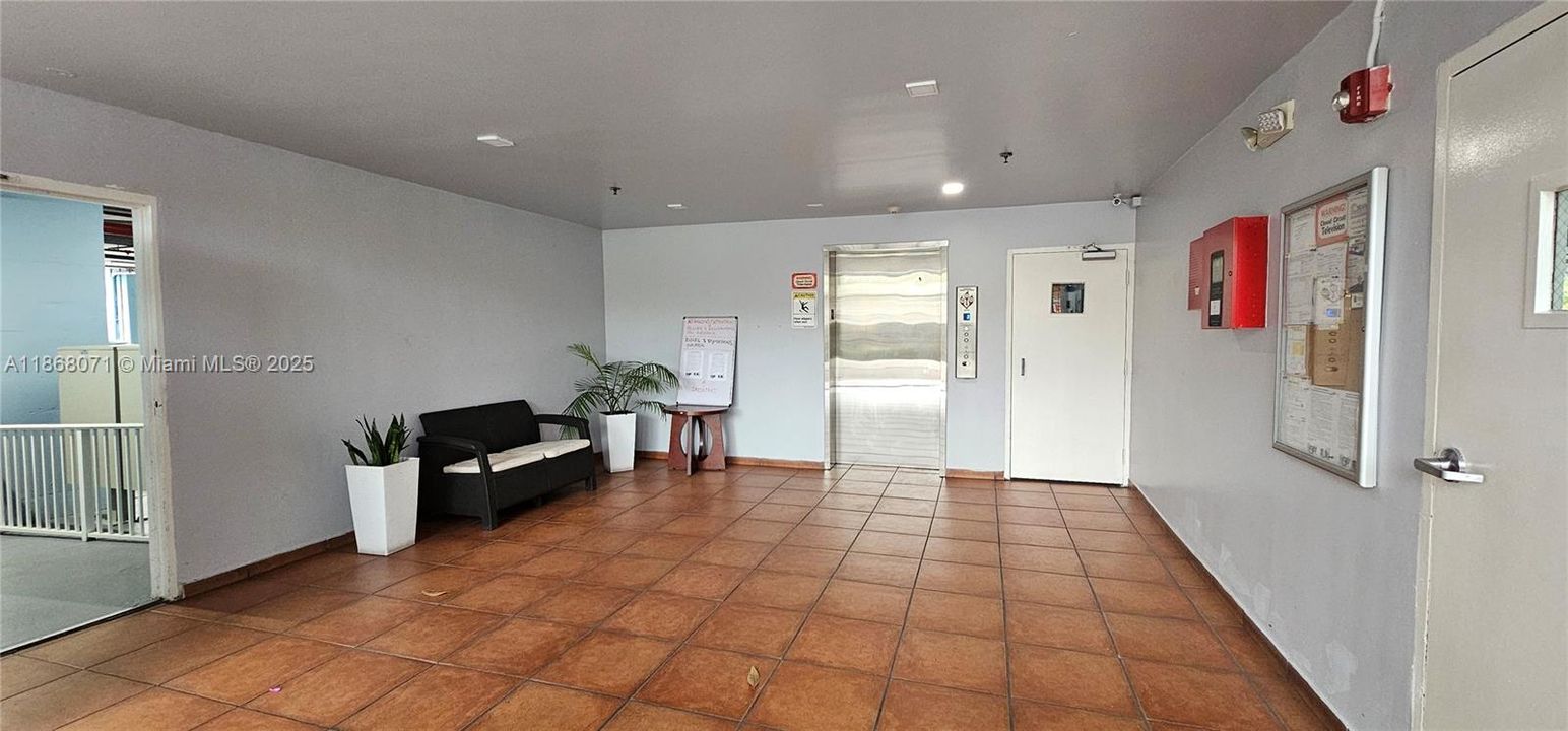 Interior Lobby, New Elevator