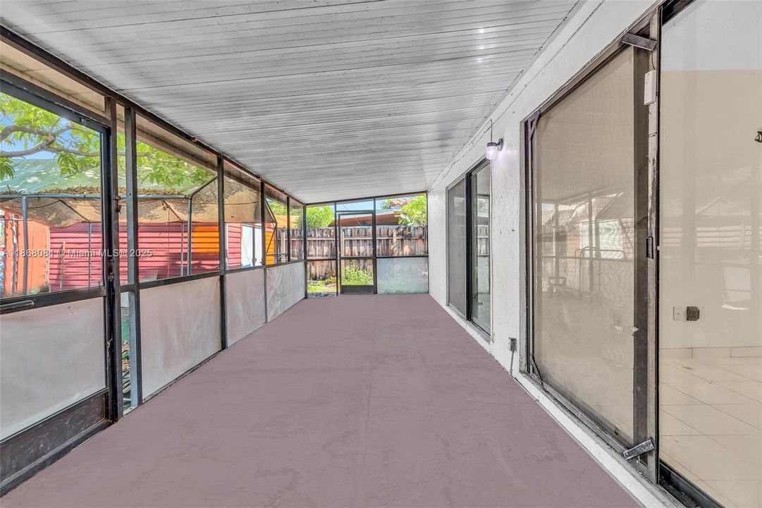 Rear Covered Terrace