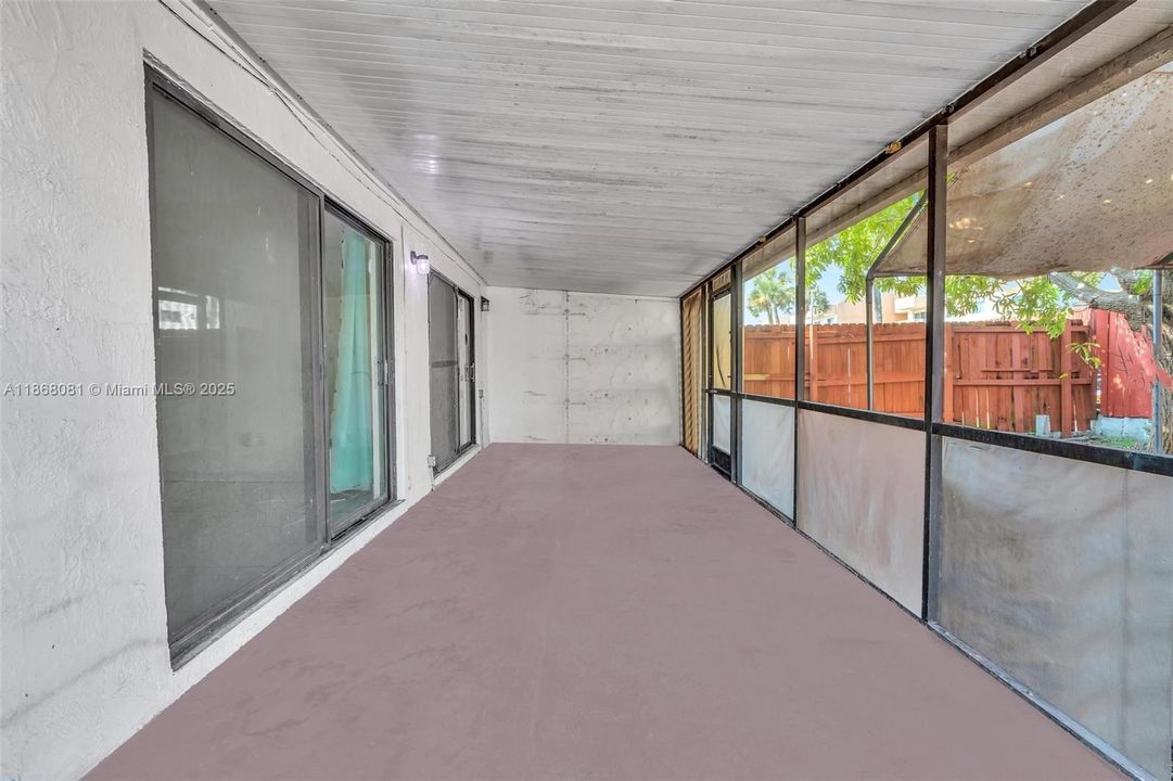 Rear Covered Terrace