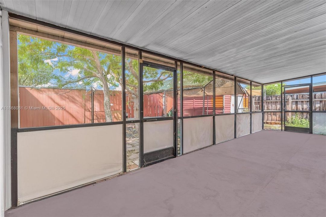 Rear Covered Terrace