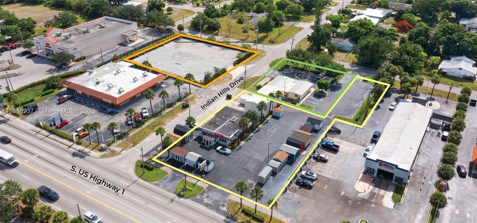 Tuff Shed Property highlighted in yellow.