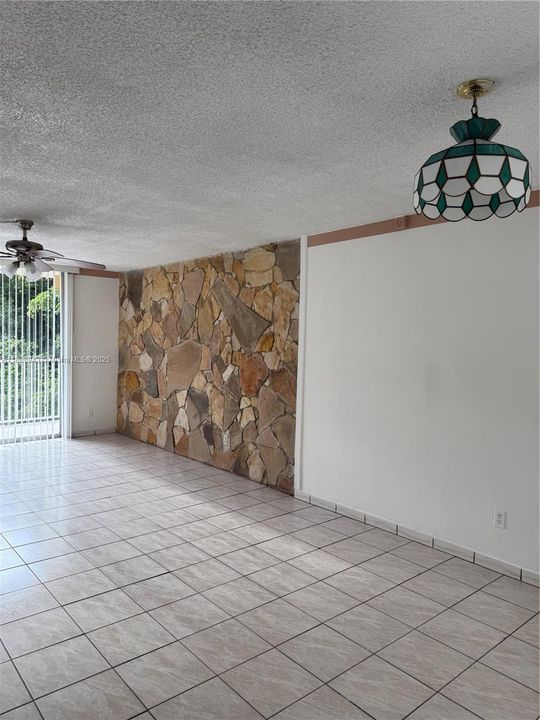 Tiled floors throughout