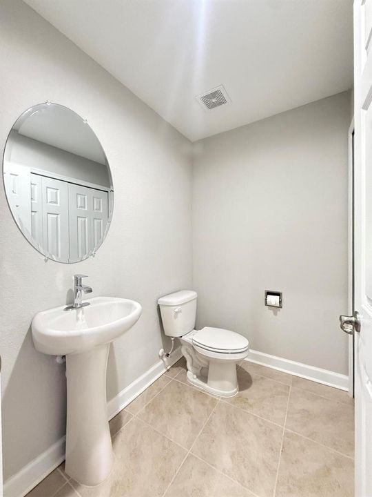 Guest Bathroom with Huge Closet Space