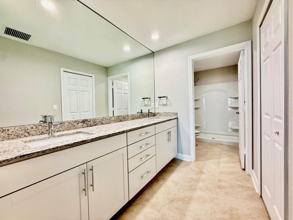 Master Suite Double Sink Vanity