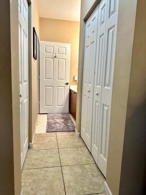Master Hall and closet and sink