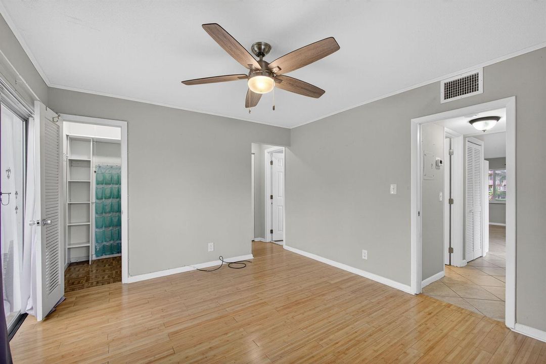 Master Bedroom with walk in closet