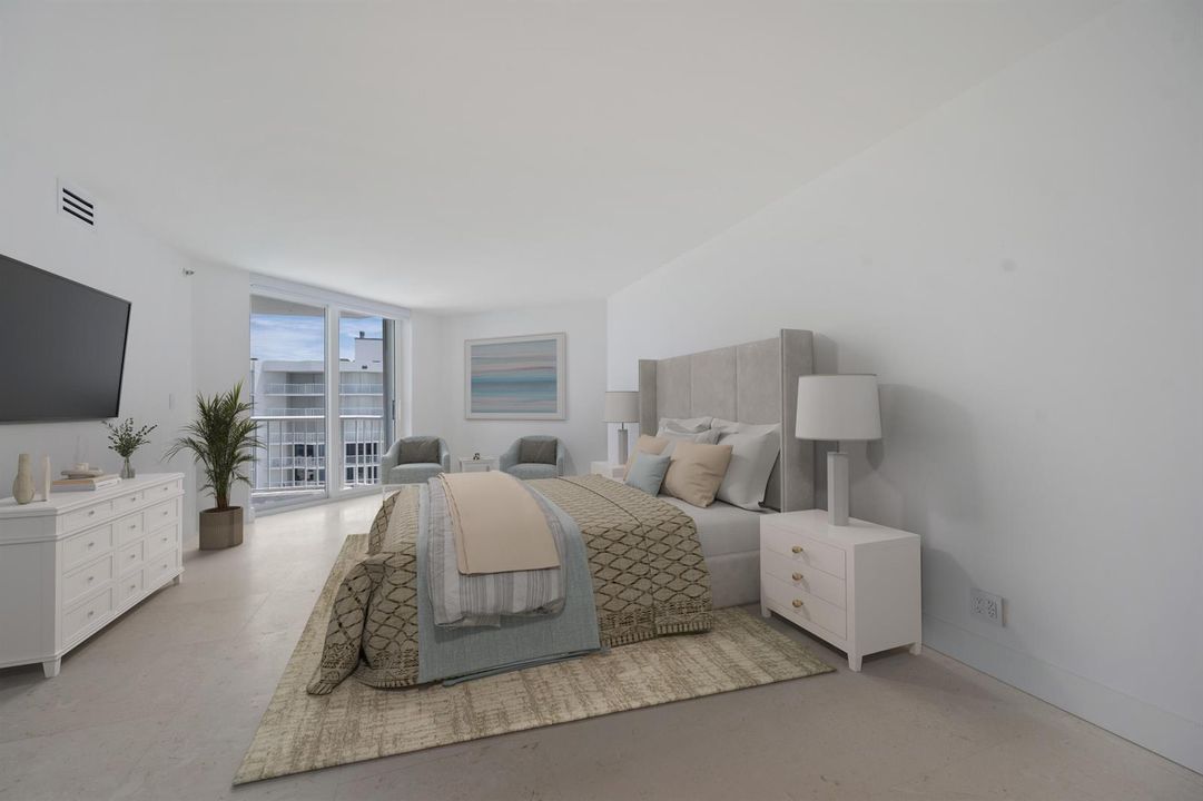 Primary Bedroom - Virtually Staged