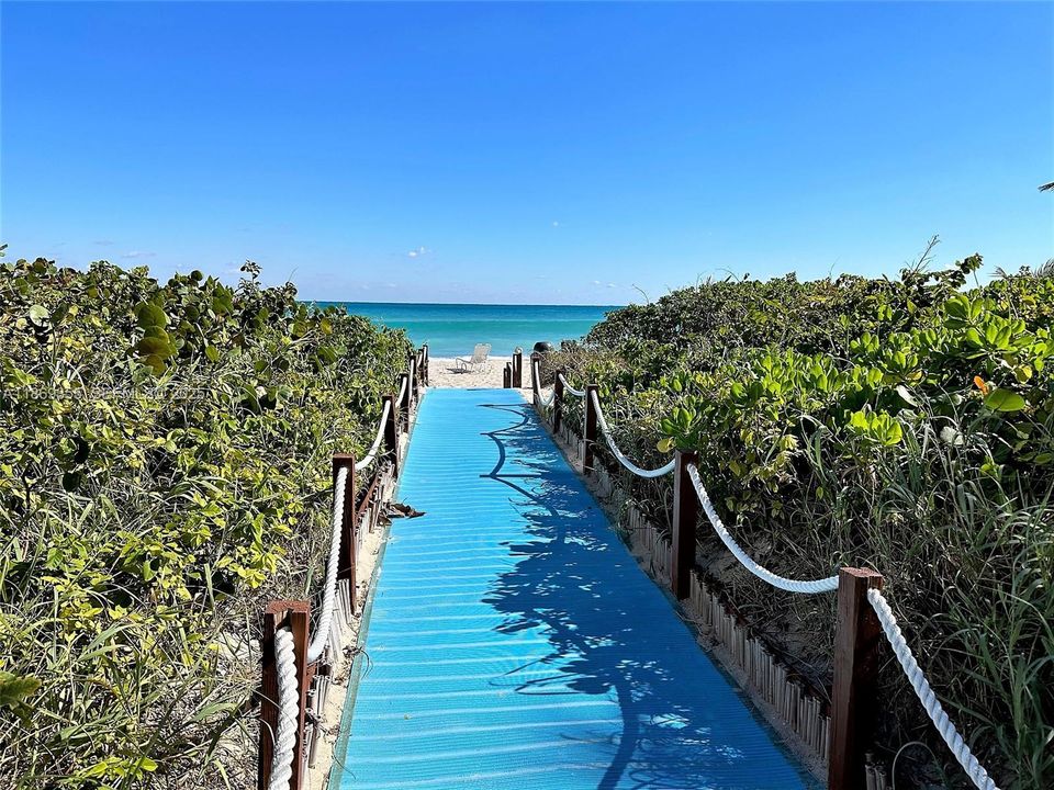 Walkway to the beach