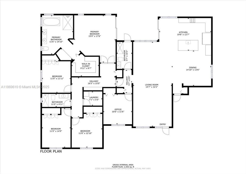 На продажу: $1,995,000 (5 спален, 3 ванн, 2624 Квадратных фут)