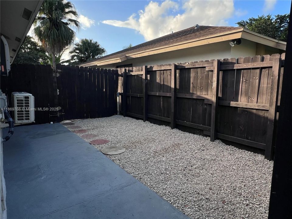 Entrance of Converted garage