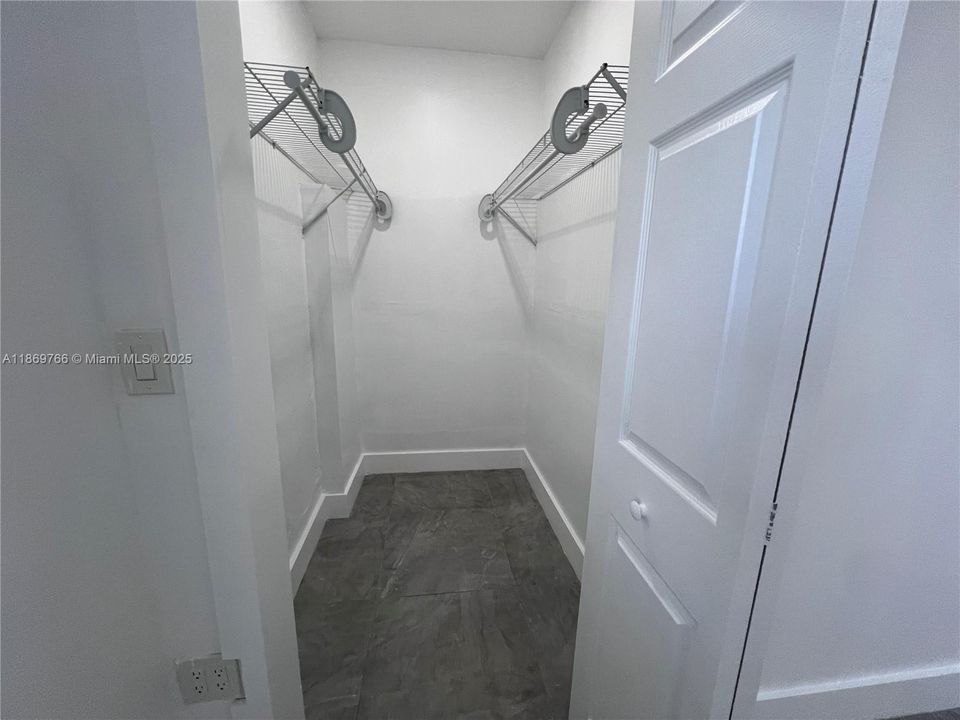 Walking closet of Converted Garage