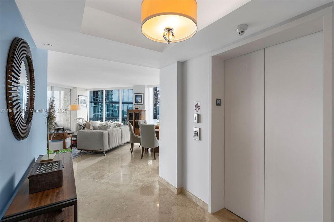 ELEVATOR TAKES YOU DIRECTLY TO YOUR APARTMENT.