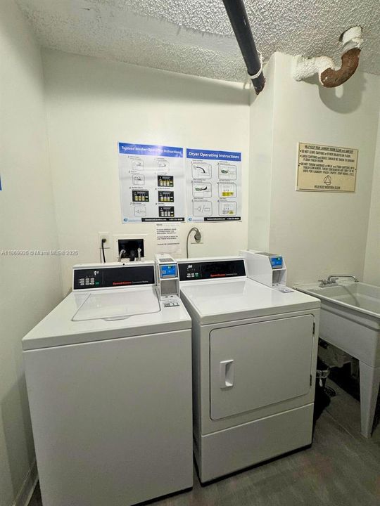 Common area, one laundry in every floor