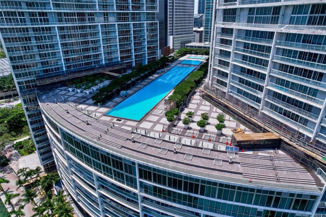 Waterfront pool