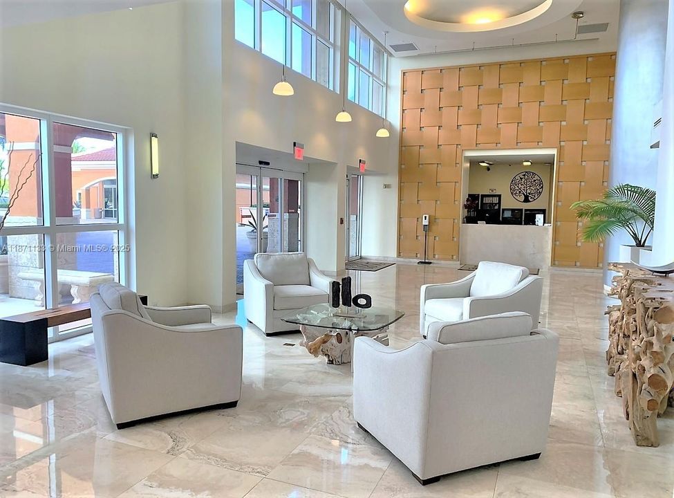 Large, 2-story Lobby