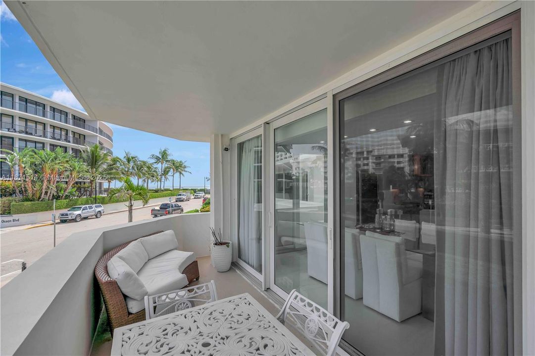Behind living room Ocean Views