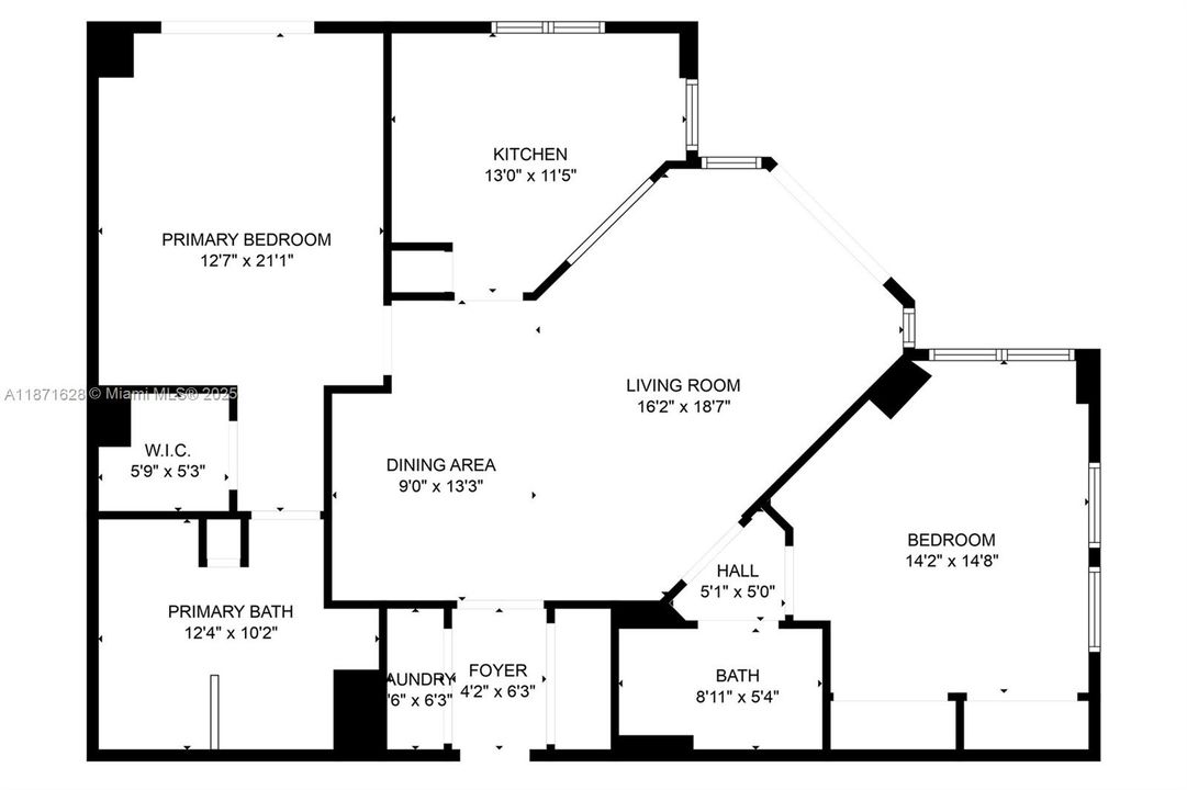 For Sale: $380,000 (2 beds, 2 baths, 1171 Square Feet)