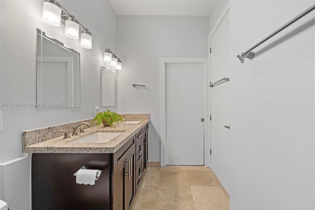 Double Sink/w Marble Counter Top