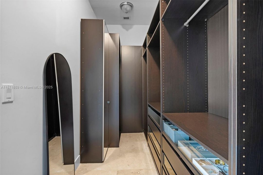 Primary Walking Closet