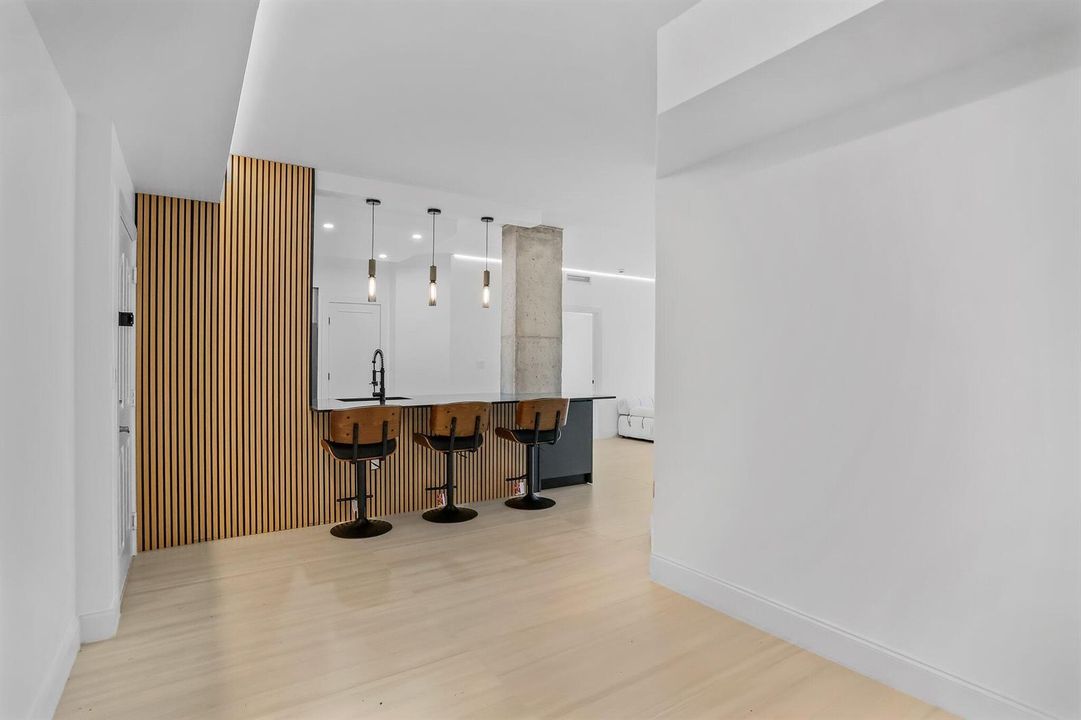 Dining Area into kitchen view