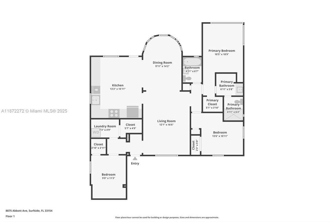 На продажу: $1,399,000 (3 спален, 2 ванн, 1257 Квадратных фут)