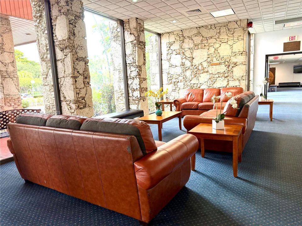 Lobby of main clubhouse