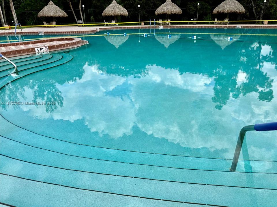 Main clubhouse heated pool area