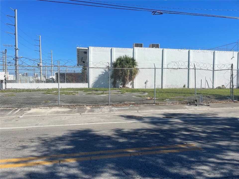 Empty lot cross the street