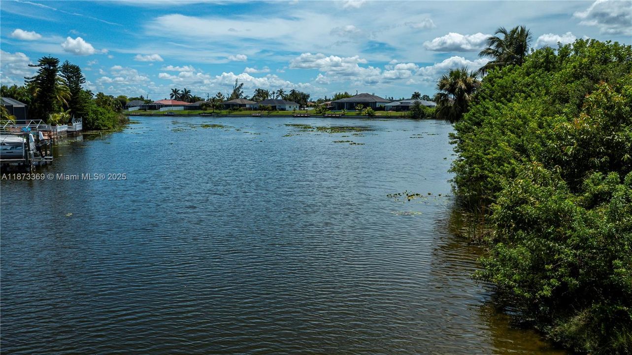 Wide open water basin views