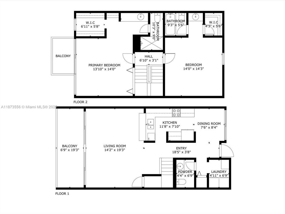 На продажу: $289,000 (2 спален, 2 ванн, 1230 Квадратных фут)