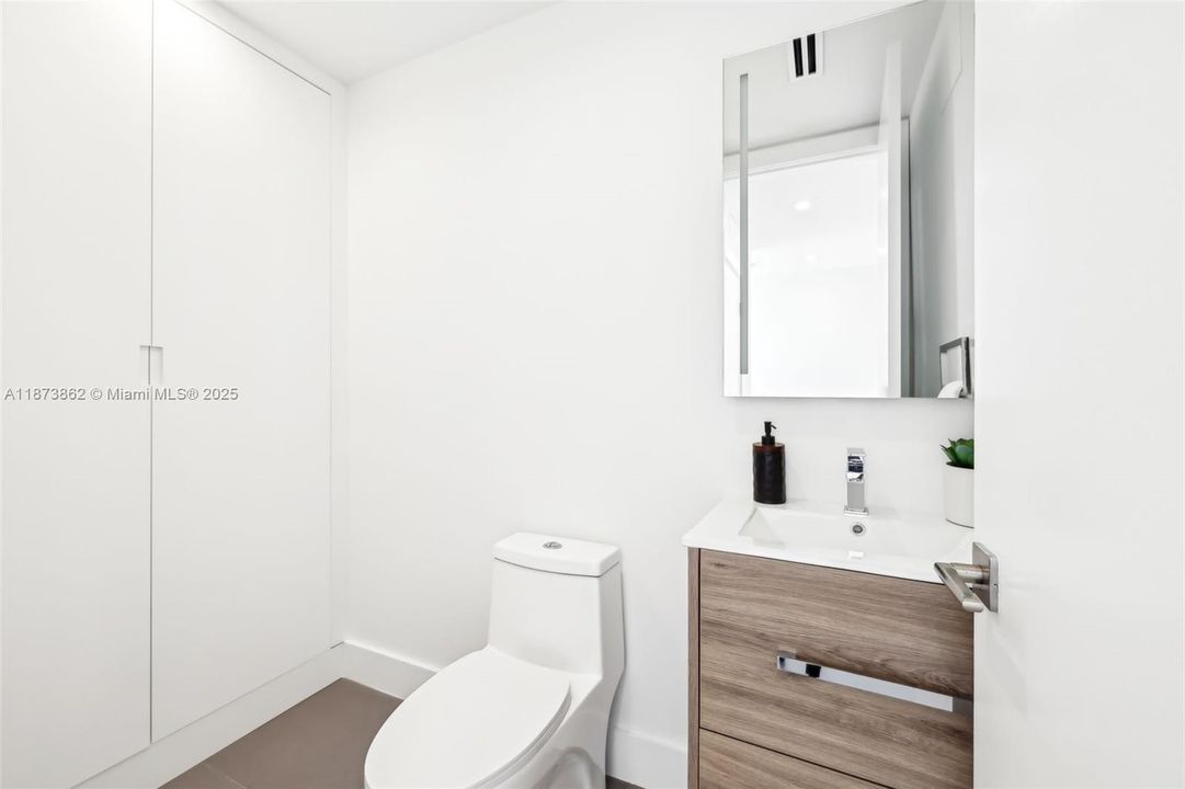 Roof Top Half Bathroom