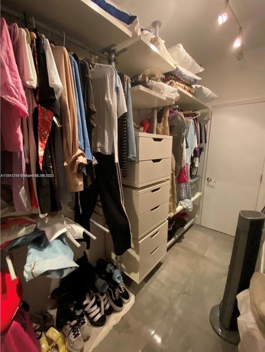 large walk in closet