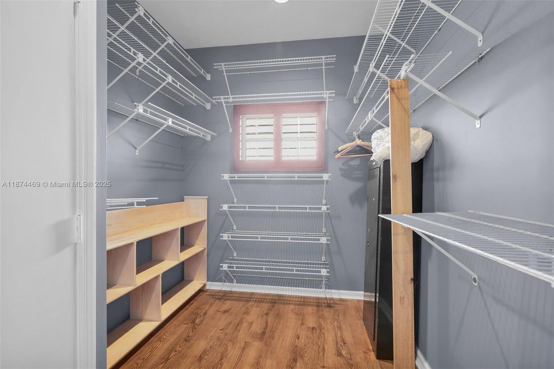 Primary Walk in Closet