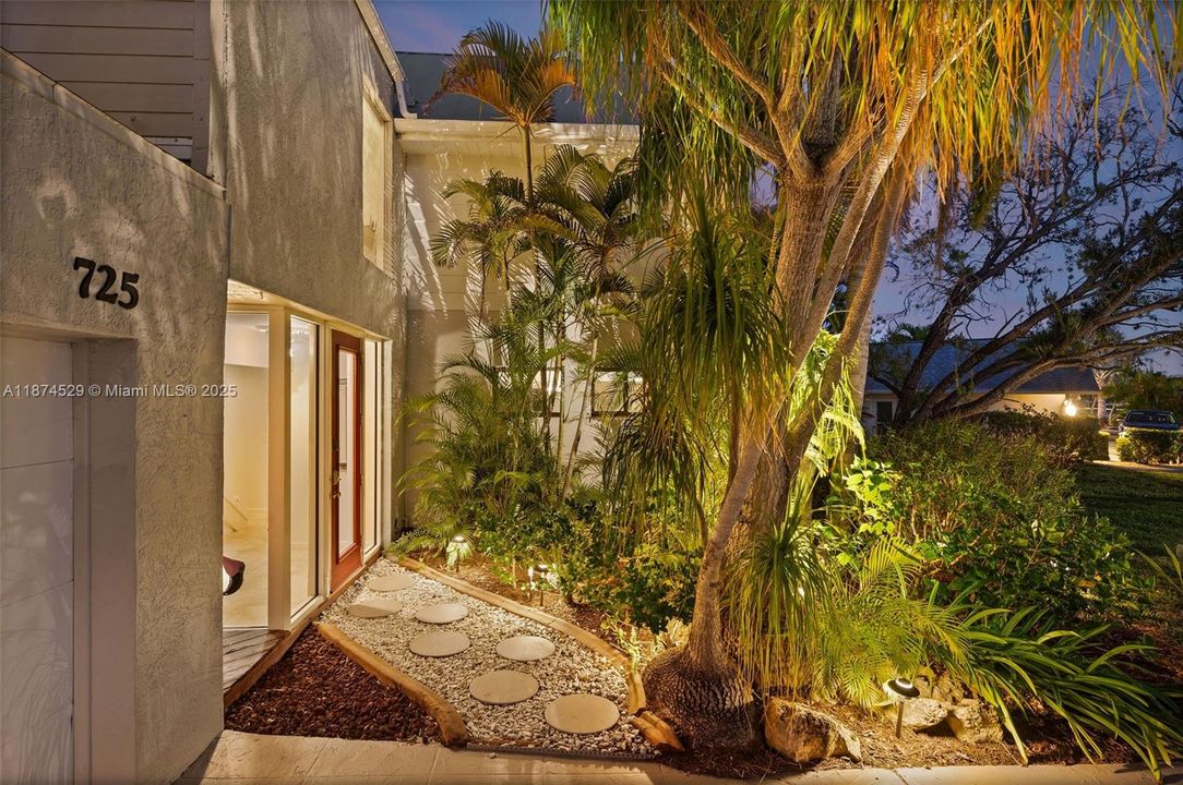 Front Entry in the Evening