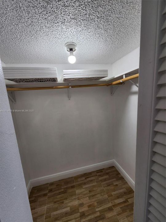 walk-in closet in 2nd bedroom