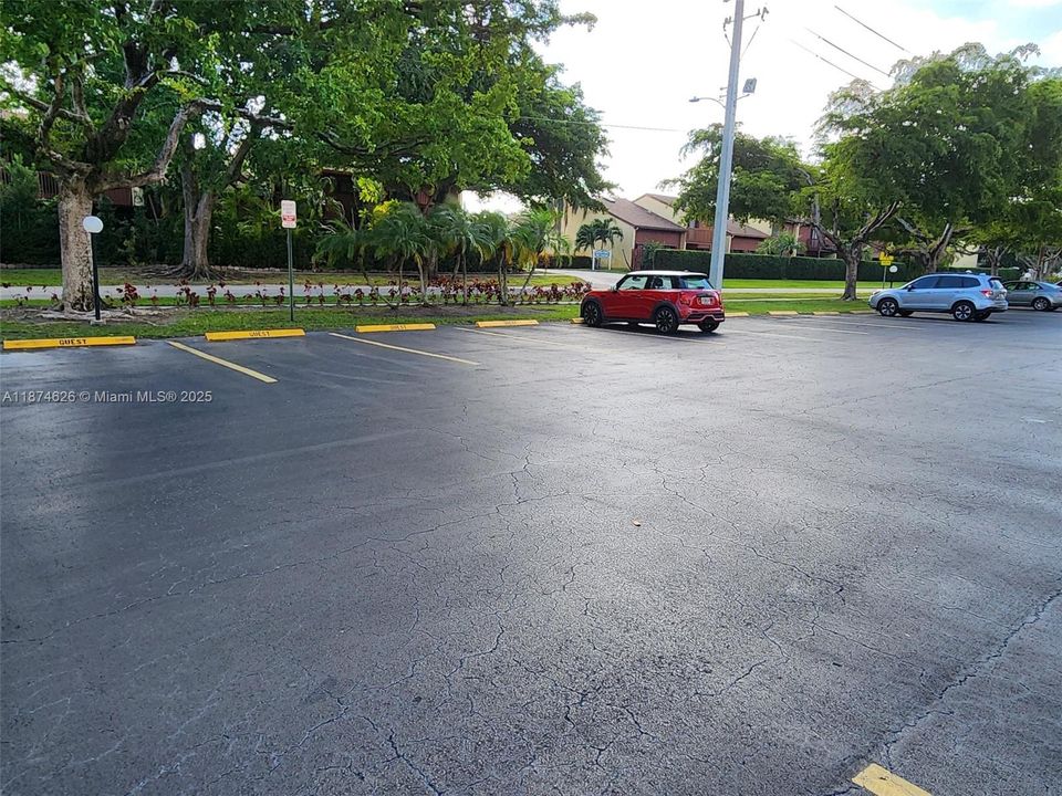 Plenty of guest parking