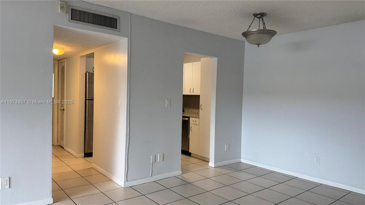 “Hallway connects the kitchen, bedroom, and bathroom.”