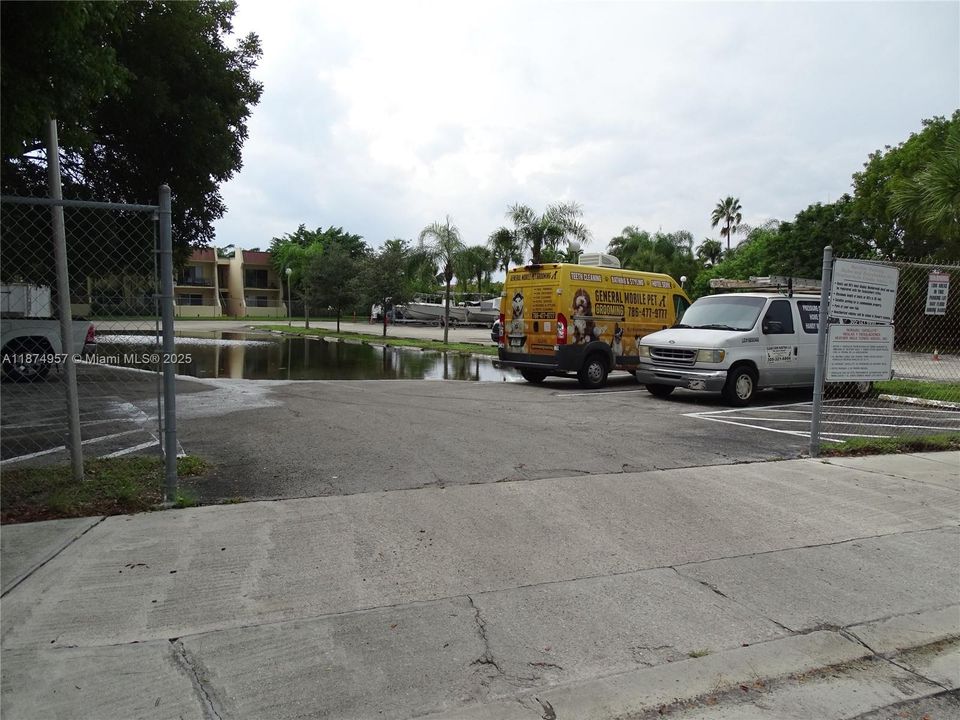 Commercial Parking Entrance