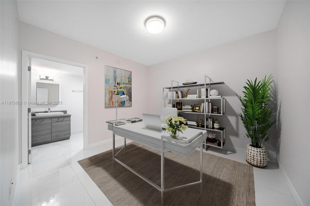 Enclosed Den/Office Staged Pic