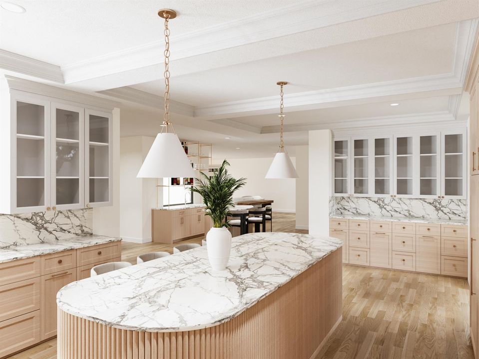 Rendering of Kitchen Update